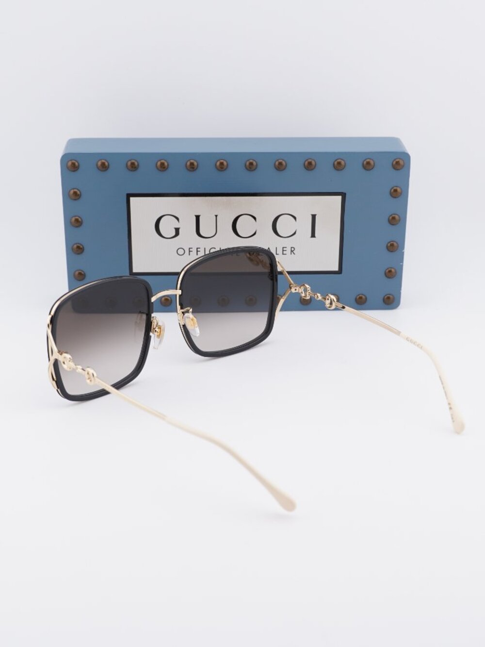 Gucci GG1016SK 004 Square Sunglasses - Black / Brown - Picture 5 of 13